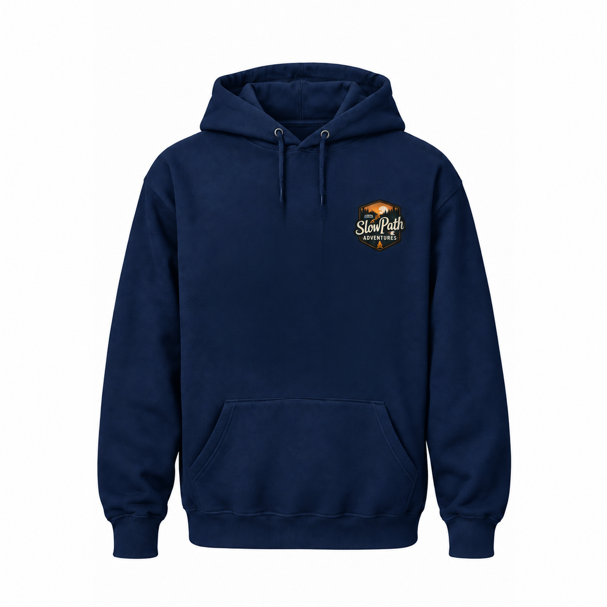 Slow Path Vintage Desert Adventure Graphic Hoodie
