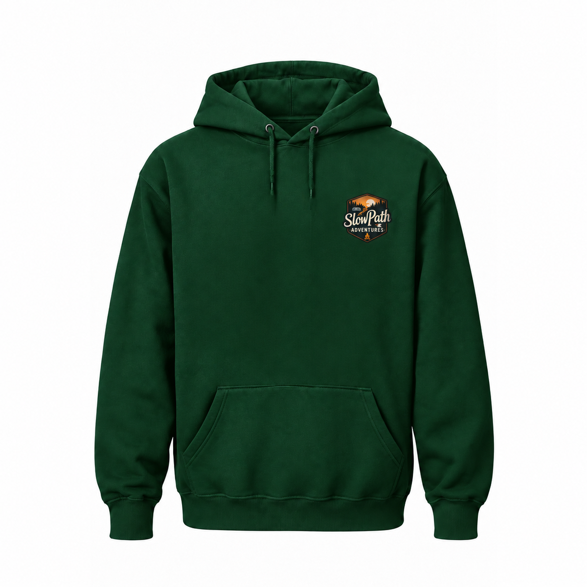 Slow Path Vintage Desert Adventure Graphic Hoodie