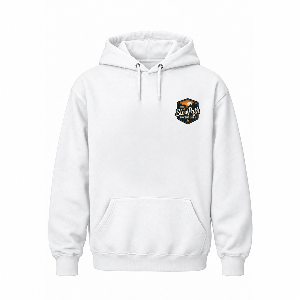 Slow Path Vintage Desert Adventure Graphic Hoodie