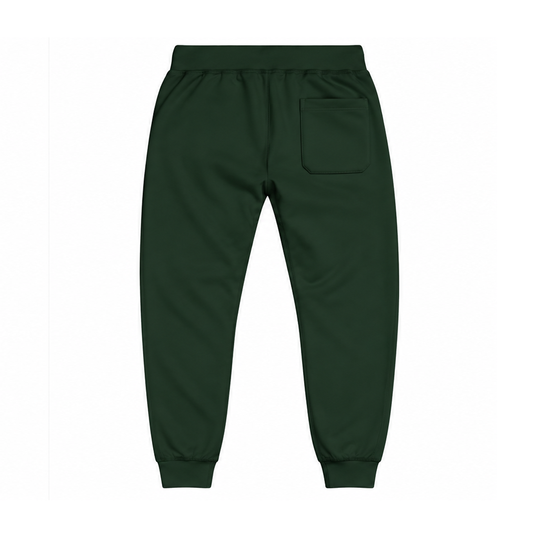 Slow Path Sweatpants, Mountain Graphic Embroidered Logo, Casual Athletic Streetwear Pants
