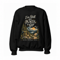 Slow Path Vintage Mountain Camping, Hiking & Wilderness Adventure Graphic Sweatshirt
