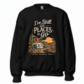 Slow Vintage Desert RV Camping, Road Trip & Southwest Adventure Graphic Sweatshirt